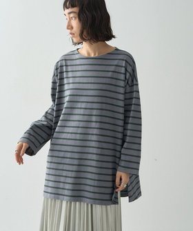 【アメリカンホリック/AMERICAN HOLIC】 ボーダーカットBIGプルオーバー人気、トレンドファッション・服の通販 founy(ファニー) ファッション Fashion レディースファッション WOMEN トップス・カットソー Tops/Tshirt シャツ/ブラウス Shirts/Blouses ロング / Tシャツ T-Shirts プルオーバー Pullover カットソー Cut and Sewn A/W・秋冬 Aw・Autumn/Winter・Fw・Fall-Winter おすすめ Recommend カットソー Cut And Sew スリット Slit プリーツ Pleats ボトム Bottom ボーダー Border |ID:prp329100004165136