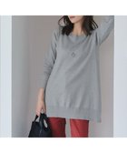 【ティアクラッセ/Tiaclasse】の【選べる2type】もちニットチュニック ボートネック:グレー|ID: prp329100004165161 ipo3291000000032054078