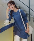 【ティアクラッセ/Tiaclasse】の【選べる2type】もちニットチュニック ボートネック:ブルー|ID: prp329100004165161 ipo3291000000032054082