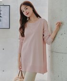 【ティアクラッセ/Tiaclasse】の【安田美沙子さん着用・選べる2type】もちニットチュニック ボートネック:ピンク|ID: prp329100004165161 ipo3291000000035569770