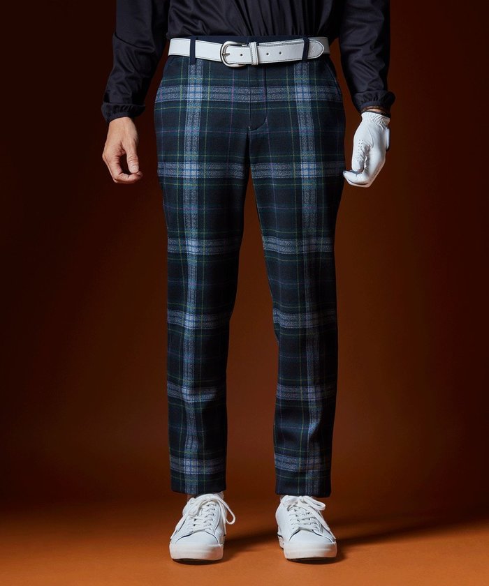 【23区 ゴルフ/23区GOLF / MEN】の【MEN】【ストレッチ】チェック柄プリント パンツ インテリア・キッズ・メンズ・レディースファッション・服の通販 founy(ファニー) https://founy.com/ ファッション Fashion メンズファッション MEN ボトムス Bottoms/Men A/W・秋冬 Aw・Autumn/Winter・Fw・Fall-Winter クラシカル Classical ゴルフ Golf ジャージ Jersey ストレッチ Stretch チェック Check テーパード Tapered パーティ Party プリント Print ポケット Pocket ラウンド Round エレガント 上品 Elegant 無地 Plain Color |ID: prp329100004165189 ipo3291000000029515313