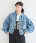 【アースミュージックアンドエコロジー/earth music&ecology】のデニムジャケット 人気、トレンドファッション・服の通販 founy(ファニー) ファッション Fashion レディースファッション WOMEN アウター Coat Outerwear ジャケット Jackets デニムジャケット Denim Jackets NEW・新作・新着・新入荷 New Arrivals A/W・秋冬 Aw・Autumn/Winter・Fw・Fall-Winter おすすめ Recommend ギャザー Gather ジャケット Jacket スリーブ Sleeve デニム Denim トレンド Trend バルーン Balloon フェミニン Feminine ボトム Bottom ポケット Pocket ワイド Wide thumbnail Medium Indigo|ID: prp329100004165200 ipo3291000000028777712