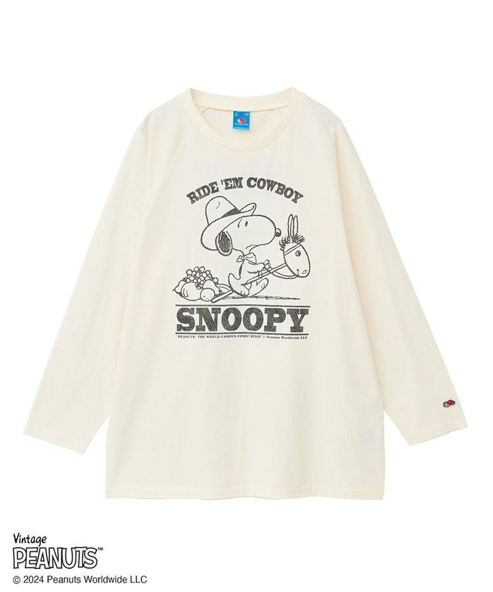 【グリーンパークス/Green Parks】のFRUIT×PEANUTS ロングTEE 人気、トレンドファッション・服の通販 founy(ファニー) 　ファッション　Fashion　レディースファッション　WOMEN　トップス・カットソー　Tops/Tshirt　シャツ/ブラウス　Shirts/Blouses　ロング / Tシャツ　T-Shirts　カットソー　Cut and Sewn　NEW・新作・新着・新入荷　New Arrivals　A/W・秋冬　Aw・Autumn/Winter・Fw・Fall-Winter　S/S・春夏　Ss・Spring/Summer　おすすめ　Recommend　インナー　Inner　カットソー　Cut And Sew　ジャケット　Jacket　フェミニン　Feminine　プリント　Print　ポケット　Pocket　リラックス　Relax　ロング　Long　人気　Popularity　夏　Summer　 other-1|ID: prp329100004165242 ipo3291000000028777892