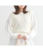 【アースミュージックアンドエコロジー/earth music&ecology】のラメジャガードニットベスト 人気、トレンドファッション・服の通販 founy(ファニー) ファッション Fashion レディースファッション WOMEN アウター Coat Outerwear トップス・カットソー Tops/Tshirt ニット Knit Tops ベスト/ジレ Gilets/Vests NEW・新作・新着・新入荷 New Arrivals A/W・秋冬 Aw・Autumn/Winter・Fw・Fall-Winter ベスト Vest ベーシック Basic ボトム Bottom ポケット Pocket thumbnail Ivory|ID: prp329100004165251 ipo3291000000028777926