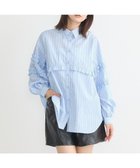 【アースミュージックアンドエコロジー/earth music&ecology】のレギュラーカラーフリルシャツ 人気、トレンドファッション・服の通販 founy(ファニー) ファッション Fashion レディースファッション WOMEN トップス・カットソー Tops/Tshirt シャツ/ブラウス Shirts/Blouses NEW・新作・新着・新入荷 New Arrivals A/W・秋冬 Aw・Autumn/Winter・Fw・Fall-Winter ストライプ Stripe スリーブ Sleeve フェミニン Feminine フリル Frills フロント Front ベーシック Basic ポケット Pocket レギュラー Regular エレガント 上品 Elegant thumbnail Light Blue|ID: prp329100004165254 ipo3291000000028777936