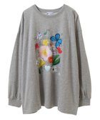 【アースミュージックアンドエコロジー/earth music&ecology】のいいこと奏でるグラフィックTシャツ 人気、トレンドファッション・服の通販 founy(ファニー) ファッション Fashion レディースファッション WOMEN トップス・カットソー Tops/Tshirt シャツ/ブラウス Shirts/Blouses ロング / Tシャツ T-Shirts カットソー Cut and Sewn カットソー Cut And Sew カーディガン Cardigan グラフィック Graphic ジャケット Jacket プリント Print ポケット Pocket A/W・秋冬 Aw・Autumn/Winter・Fw・Fall-Winter NEW・新作・新着・新入荷 New Arrivals おすすめ Recommend thumbnail Gray Mixture|ID: prp329100004165260 ipo3291000000028777967