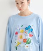 【アースミュージックアンドエコロジー/earth music&ecology】のいいこと奏でるグラフィックTシャツ Blue|ID: prp329100004165260 ipo3291000000028777968