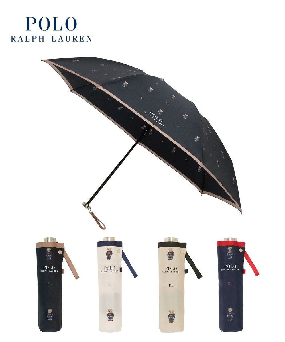 【ムーンバット/MOONBAT】のPOLO RALPH LAUREN 折りたたみ傘 FLAG BEAR 大きめ55cm インテリア・キッズ・メンズ・レディースファッション・服の通販 founy(ファニー) 　ファッション　Fashion　レディースファッション　WOMEN　傘 / レイングッズ　Umbrellas/Rainwear　NEW・新作・新着・新入荷　New Arrivals　アイビー　Ivy　クラシカル　Classical　トレンド　Trend　ニューヨーク　New York　プリント　Print　メタル　Metal　人気　Popularity　傘　Umbrella　定番　Standard　ブラック|ID: prp329100004165269 ipo3291000000028778021