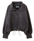 【グリーンパークス/Green Parks】のスウェード調トラックジャケット 人気、トレンドファッション・服の通販 founy(ファニー) ファッション Fashion レディースファッション WOMEN NEW・新作・新着・新入荷 New Arrivals A/W・秋冬 Aw・Autumn/Winter・Fw・Fall-Winter おすすめ Recommend カーディガン Cardigan サテン Satin ジャケット Jacket スウェード Suede スタンド Stand トレンド Trend ヘムライン Hemline ボトム Bottom ポケット Pocket thumbnail Charcoal Gray|ID: prp329100004165274 ipo3291000000028778055