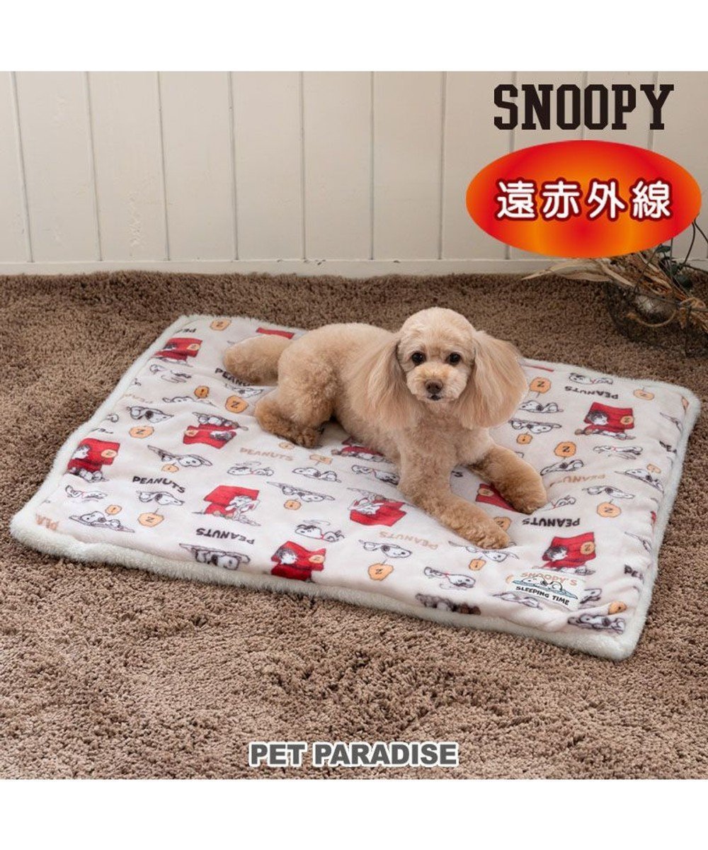 【ペットパラダイス/PET PARADISE / GOODS】のスヌーピー うたたね柄 角型マット 小型犬 80×60cm 人気、トレンドファッション・服の通販 founy(ファニー) 　ブランケット　Blanket　犬　Dog　猫　Cat　秋　Autumn/Fall　防寒　Cold Protection　ホーム・キャンプ・アウトドア・お取り寄せ　Home,Garden,Outdoor,Camping Gear　ペットグッズ　Pet Supplies　 other-1|ID: prp329100004165977 ipo3291000000028795104