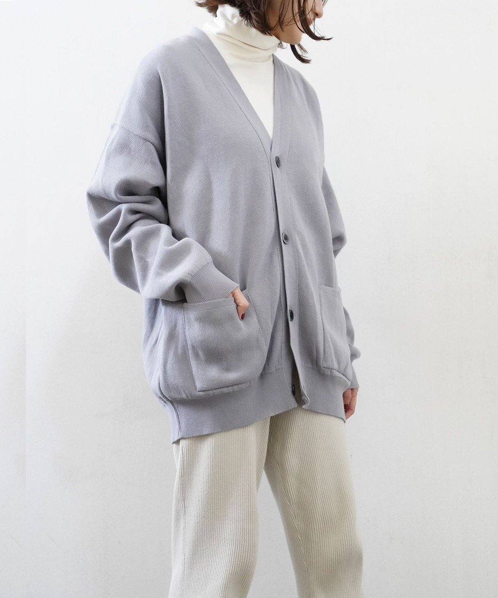 【ホワイトメイルズ/WHITE MAILS】の【UNISEX】COTTON PAPER DOUBLE FACE カーディガン インテリア・キッズ・メンズ・レディースファッション・服の通販 founy(ファニー) 　ファッション　Fashion　レディースファッション　WOMEN　トップス・カットソー　Tops/Tshirt　カーディガン　Cardigans　カーディガン　Cardigan　コンパクト　Compact　吸水　Water Absorption　抗菌　Antibacterial　軽量　Lightweight　ジャケット　Jacket　ダブル　Double　フェイス　Face　ユニセックス　Unisex　リラックス　Relax　冬　Winter　A/W・秋冬　Aw・Autumn/Winter・Fw・Fall-Winter　S/S・春夏　Ss・Spring/Summer　夏　Summer　グレー|ID: prp329100004166026 ipo3291000000028795313