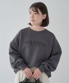 【グリーンパークス/Green Parks】のショート丈キルトロゴプルオーバー 人気、トレンドファッション・服の通販 founy(ファニー) ファッション Fashion レディースファッション WOMEN トップス・カットソー Tops/Tshirt シャツ/ブラウス Shirts/Blouses ロング / Tシャツ T-Shirts プルオーバー Pullover カットソー Cut and Sewn A/W・秋冬 Aw・Autumn/Winter・Fw・Fall-Winter おすすめ Recommend カットソー Cut And Sew キルティング Quilting ショート Short トレンド Trend バランス Balance ボトム Bottom ポケット Pocket ワイド Wide thumbnail Gray|ID: prp329100004166037 ipo3291000000029143839