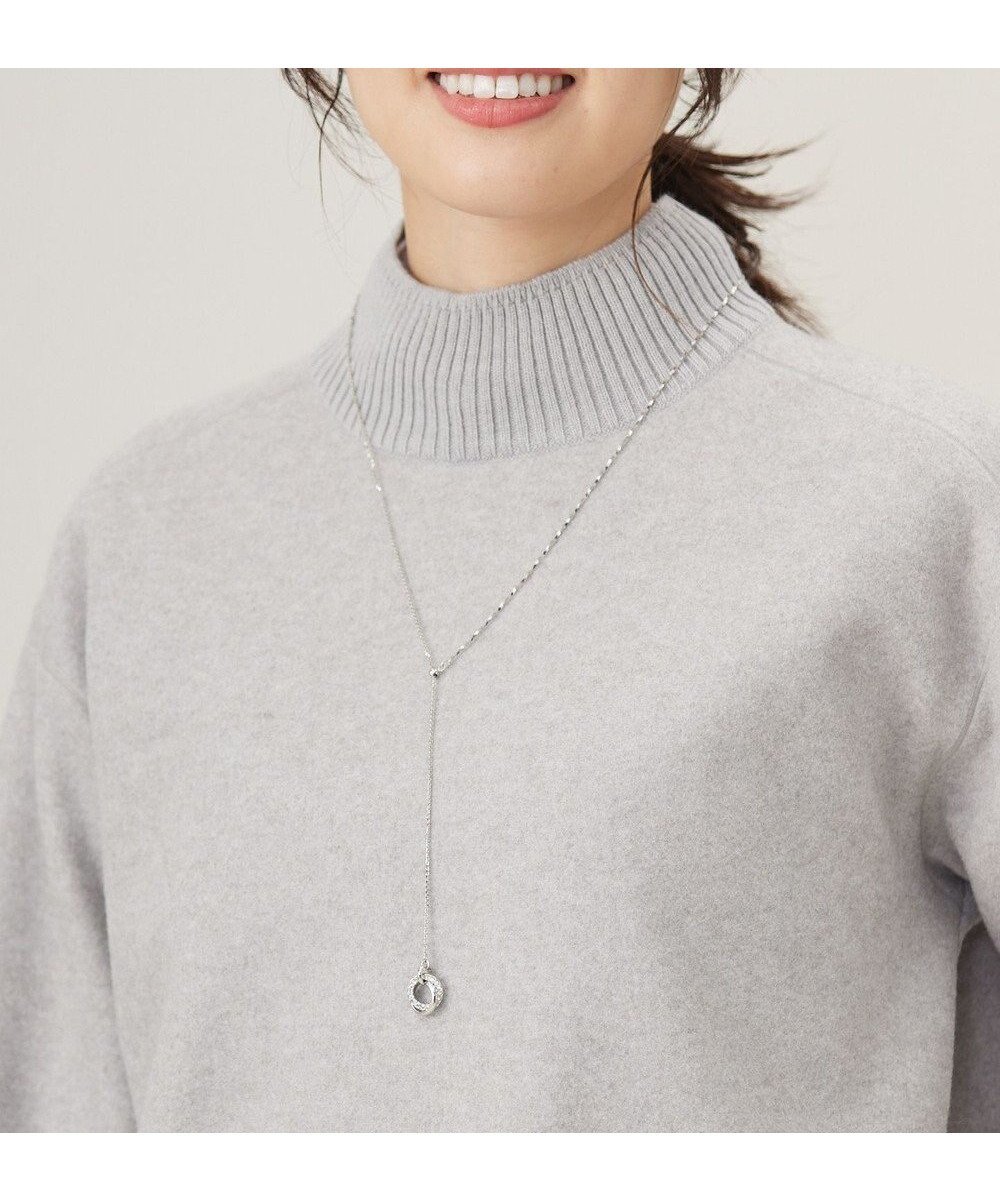 【ジェイ プレス/J.PRESS】の3way ガラスリング ラリエット ネックレス 人気、トレンドファッション・服の通販 founy(ファニー) 　ファッション　Fashion　レディースファッション　WOMEN　ジュエリー　Jewelry　リング　Rings　ネックレス　Necklaces　おすすめ　Recommend　アクセサリー　Accessories　ガラス　Glass　ギフト プレゼント　Gift Present　クリスタル　Crystal　シルバー　Silver　シンプル　Simple　ダブル　Double　チェーン　Chain　ネックレス　Necklace　モチーフ　Motif　日本製　Made In Japan　 other-1|ID: prp329100004166057 ipo3291000000031720391