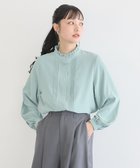 【アースミュージックアンドエコロジー/earth music&ecology】のフリルピンタックブラウス 人気、トレンドファッション・服の通販 founy(ファニー) ファッション Fashion レディースファッション WOMEN トップス・カットソー Tops/Tshirt シャツ/ブラウス Shirts/Blouses NEW・新作・新着・新入荷 New Arrivals A/W・秋冬 Aw・Autumn/Winter・Fw・Fall-Winter おすすめ Recommend とろみ Thickness インナー Inner クラシカル Classical ジャケット Jacket フェミニン Feminine フリル Frills ブラウジング Browsing ポケット Pocket thumbnail Mint Green|ID: prp329100004167155 ipo3291000000028813861