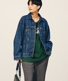 【アメリカンホリック/AMERICAN HOLIC】のデニムGジャン 人気、トレンドファッション・服の通販 founy(ファニー) ファッション Fashion レディースファッション WOMEN アウター Coat Outerwear ジャケット Jackets NEW・新作・新着・新入荷 New Arrivals カットソー Cut And Sew ジャケット Jacket デニム Denim パーカー Hoodie フィット Fit ベーシック Basic 定番 Standard thumbnail Indigo|ID: prp329100004167157 ipo3291000000028813876