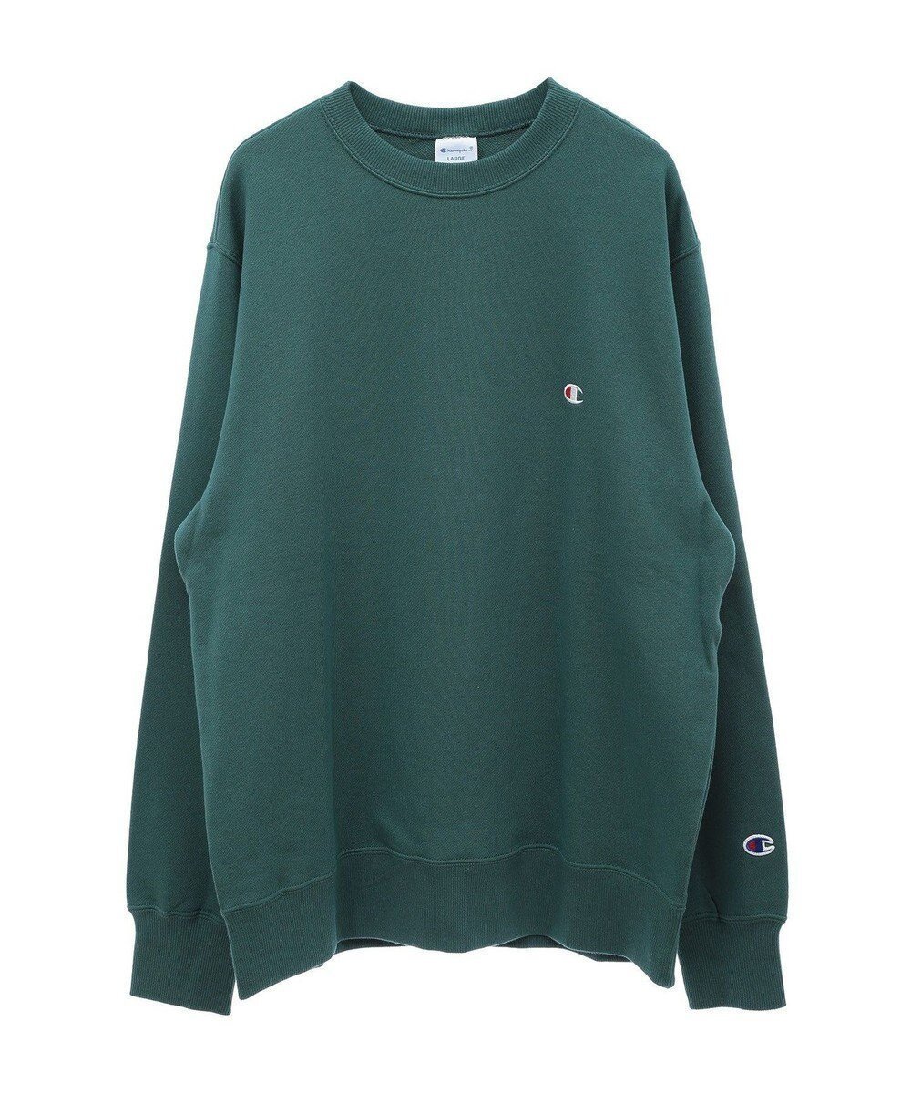 【グリーンパークス/Green Parks】のChampion クルーネックスウェット インテリア・キッズ・メンズ・レディースファッション・服の通販 founy(ファニー) 　ファッション　Fashion　レディースファッション　WOMEN　トップス・カットソー　Tops/Tshirt　シャツ/ブラウス　Shirts/Blouses　パーカ　Sweats　ロング / Tシャツ　T-Shirts　スウェット　Sweat　カットソー　Cut and Sewn　NEW・新作・新着・新入荷　New Arrivals　A/W・秋冬　Aw・Autumn/Winter・Fw・Fall-Winter　おすすめ　Recommend　カットソー　Cut And Sew　シンプル　Simple　ポケット　Pocket　定番　Standard　Green|ID: prp329100004167159 ipo3291000000028813883