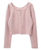 【アースミュージックアンドエコロジー/earth music&ecology】のパネルライン前開きコンパクトカーディガン Pink Beige|ID:prp329100004167180