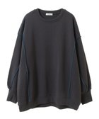 【アースミュージックアンドエコロジー/earth music&ecology】の配色ルーズチュニック Charcoal Gray|ID: prp329100004167200 ipo3291000000028814231