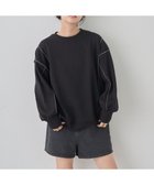 【アースミュージックアンドエコロジー/earth music&ecology】の配色ルーズチュニック 人気、トレンドファッション・服の通販 founy(ファニー) ファッション Fashion レディースファッション WOMEN トップス・カットソー Tops/Tshirt パーカ Sweats スウェット Sweat NEW・新作・新着・新入荷 New Arrivals A/W・秋冬 Aw・Autumn/Winter・Fw・Fall-Winter おすすめ Recommend スウェット Sweat チュニック Tunic パイピング Piping ボトム Bottom ポケット Pocket ルーズ Loose thumbnail Black|ID: prp329100004167200 ipo3291000000028814232