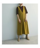 【グリーンパークス/Green Parks】のarmonia.前後2wayポンチジャンスカ 人気、トレンドファッション・服の通販 founy(ファニー) ファッション Fashion レディースファッション WOMEN ワンピース Dress NEW・新作・新着・新入荷 New Arrivals A/W・秋冬 Aw・Autumn/Winter・Fw・Fall-Winter おすすめ Recommend インナー Inner シンプル Simple ストレッチ Stretch フェミニン Feminine ポケット Pocket ラウンド Round thumbnail Mustard|ID: prp329100004167250 ipo3291000000028814417