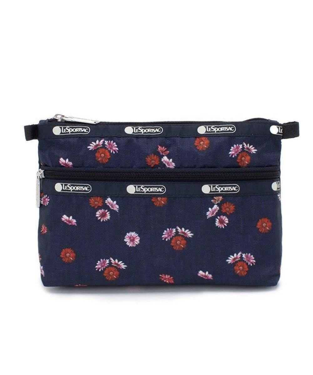 【レスポートサック/LeSportsac】のCOSMETIC CLUTCH/デニムデイジー 人気、トレンドファッション・服の通販 founy(ファニー) 　ファッション　Fashion　レディースファッション　WOMEN　バッグ　Bag　財布　Wallets　ポーチ　Pouches　NEW・新作・新着・新入荷　New Arrivals　おすすめ　Recommend　ジップ　Zip　デニム　Denim　フラワー　Flower　プリント　Print　ポケット　Pocket　ポーチ　Pouch　旅行　Travel　財布　Wallet　 other-1|ID: prp329100004167264 ipo3291000000028814460