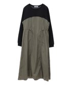 【グリーンパークス/Green Parks】のカットソードロストドッキングワンピース Khaki|ID:prp329100004167409