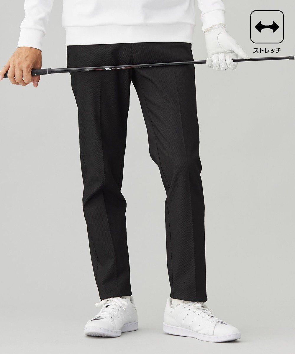 【23区 ゴルフ/23区GOLF / MEN】の【MEN】【ストレッチ】サイドライン入りストレートパンツ インテリア・キッズ・メンズ・レディースファッション・服の通販 founy(ファニー) 　ファッション　Fashion　メンズファッション　MEN　ボトムス　Bottoms/Men　A/W・秋冬　Aw・Autumn/Winter・Fw・Fall-Winter　クラシカル　Classical　ストレッチ　Stretch　ストレート　Straight　スポーティ　Sporty　ベーシック　Basic　エレガント 上品　Elegant　冬　Winter　秋　Autumn/Fall　ネイビー系|ID: prp329100004169877 ipo3291000000028850870