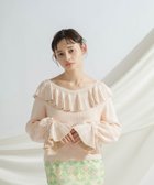 【グレース コンチネンタル/GRACE CONTINENTAL】のフレアラメニットトップ 人気、トレンドファッション・服の通販 founy(ファニー) ファッション Fashion レディースファッション WOMEN トップス・カットソー Tops/Tshirt ニット Knit Tops S/S・春夏 Ss・Spring/Summer セーター Sweater デコルテ Decolletage フェミニン Feminine フリル Frills フレア Flare 再入荷 Restock/Back In Stock/Re Arrival 夏 Summer 春 Spring thumbnail ピンク|ID: prp329100004170132 ipo3291000000028852762