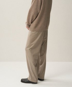 【エイトン/ATON】 MERINO COLLEGE FLANNEL ワイドパンツ - UNISEX人気、トレンドファッション・服の通販 founy(ファニー) ファッション Fashion レディースファッション WOMEN パンツ Pants ジャケット Jacket スラックス Slacks セットアップ Set Up ドレープ Drape ユニセックス Unisex リラックス Relax ワイド Wide A/W・秋冬 Aw・Autumn/Winter・Fw・Fall-Winter |ID:prp329100004170281