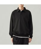 【アンフィーロ/UNFILO / MEN】のナイロン裏毛 ポロ ブラック|ID: prp329100004170286 ipo3291000000028856719