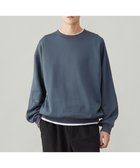 【アンフィーロ/UNFILO / MEN】のナイロン裏毛 クルーネック ブルー|ID: prp329100004170289 ipo3291000000028856912