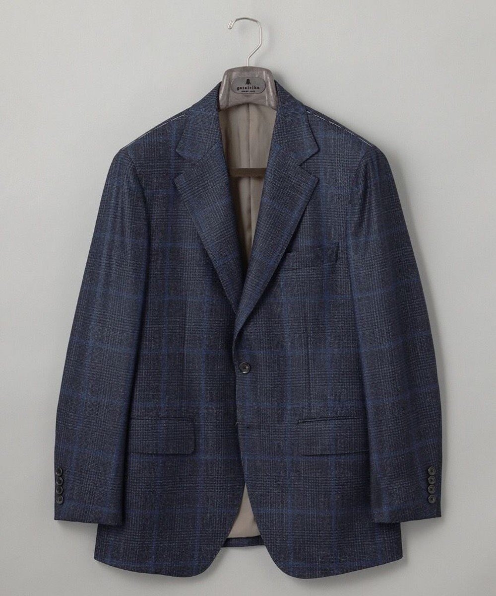 【五大陸/gotairiku / MEN】の【Loro Piana Fabric】シルクカシミヤソフトツイード ジャケット 人気、トレンドファッション・服の通販 founy(ファニー) 　ファッション　Fashion　メンズファッション　MEN　アウター　Coats Outerwear/Men　テーラードジャケット　Tailored Jackets　A/W・秋冬　Aw・Autumn/Winter・Fw・Fall-Winter　なめらか　Smooth　カシミヤ　Cashmere　シェイプ　Shape　シルク　Silk　ジャケット　Jacket　チェック　Check　冬　Winter　無地　Plain Color　 other-1|ID: prp329100004170291 ipo3291000000029480573