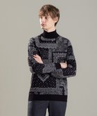 【ジョゼフ オム/JOSEPH HOMME / MEN】のコラージュジャガード タートルネック 人気、トレンドファッション・服の通販 founy(ファニー) ファッション Fashion メンズファッション MEN トップス・カットソー Tops/Tshirt/Men ニット Knit Tops A/W・秋冬 Aw・Autumn/Winter・Fw・Fall-Winter ストレッチ Stretch セーター Sweater タートルネック Turtleneck バンダナ Bandana パッチワーク Patchwork モノトーン Monotone 再入荷 Restock/Back In Stock/Re Arrival 軽量 Lightweight thumbnail ブラック系5|ID: prp329100004170303 ipo3291000000028858627