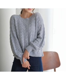 【エニィ スィス/any SiS】 【洗える】透かし編みスパンコール ニット人気、トレンドファッション・服の通販 founy(ファニー) ファッション Fashion レディースファッション WOMEN トップス・カットソー Tops/Tshirt ニット Knit Tops NEW・新作・新着・新入荷 New Arrivals A/W・秋冬 Aw・Autumn/Winter・Fw・Fall-Winter おすすめ Recommend コンパクト Compact ショート Short スパンコール Sequins セーター Sweater トレンド Trend ミックス Mix 洗える Washable 透かし Watermark |ID:prp329100004170439