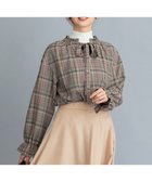 【組曲/KUMIKYOKU】の【洗える】シアーツイルチェック ブラウス 人気、トレンドファッション・服の通販 founy(ファニー) ファッション Fashion レディースファッション WOMEN トップス・カットソー Tops/Tshirt シャツ/ブラウス Shirts/Blouses 洗える Washable カーディガン Cardigan キュプラ Cupra セットアップ Set Up チェック Check デニム Denim ドレス Dress ドレープ Drape フェミニン Feminine A/W・秋冬 Aw・Autumn/Winter・Fw・Fall-Winter 再入荷 Restock/Back In Stock/Re Arrival エレガント 上品 Elegant thumbnail ベージュ系4|ID: prp329100004170478 ipo3291000000028862547