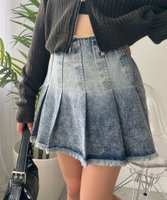 【ウィゴー/WEGO】のヴィンテージウォッシュプリーツスカパン 人気、トレンドファッション・服の通販 founy(ファニー) ファッション Fashion レディースファッション WOMEN スカート Skirt デニムスカート Denim Skirts スマホ Smartphone デニム Denim トレンド Trend プリーツ Pleats ミニスカート Mini Skirt A/W・秋冬 Aw・Autumn/Winter・Fw・Fall-Winter NEW・新作・新着・新入荷 New Arrivals おすすめ Recommend |ID:prp329100004171621