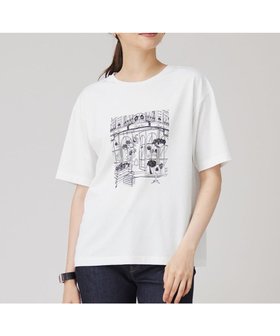 【自由区/JIYU-KU】の【カタログ掲載・洗える】グラフィック Tシャツ 人気、トレンドファッション・服の通販 founy(ファニー) ファッション Fashion レディースファッション WOMEN トップス・カットソー Tops/Tshirt シャツ/ブラウス Shirts/Blouses ロング / Tシャツ T-Shirts カットソー Cut and Sewn インナー Inner 洗える Washable カットソー Cut And Sew カーディガン Cardigan グラフィック Graphic シンプル Simple バランス Balance フラワー Flower 半袖 Short Sleeve ミックス Mix モチーフ Motif A/W・秋冬 Aw・Autumn/Winter・Fw・Fall-Winter S/S・春夏 Ss・Spring/Summer NEW・新作・新着・新入荷 New Arrivals 夏 Summer |ID:prp329100004171639