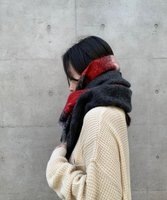 【ジェネラルデザインストア/general design store】の【Sayoko.M】シャーリング パッチワークケープ 人気、トレンドファッション・服の通販 founy(ファニー) ファッション Fashion レディースファッション WOMEN マフラー Mufflers NEW・新作・新着・新入荷 New Arrivals A/W・秋冬 Aw・Autumn/Winter・Fw・Fall-Winter シャーリング Shirring ストール Stall スヌード Snood パッチワーク Patchwork フランス France マフラー Scarf モヘヤ Mohair 羽織 Haori 軽量 Lightweight |ID:prp329100004171669