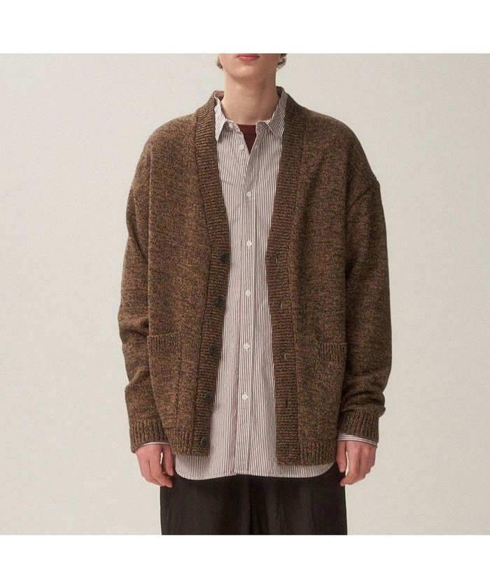 【エイトン/ATON】のBABY WOOL MOULINE オーバーサイズカーディガン - UNISEX インテリア・キッズ・メンズ・レディースファッション・服の通販 founy(ファニー) https://founy.com/ ファッション Fashion レディースファッション WOMEN トップス・カットソー Tops/Tshirt カーディガン Cardigans NEW・新作・新着・新入荷 New Arrivals A/W・秋冬 Aw・Autumn/Winter・Fw・Fall-Winter ユニセックス Unisex イタリア Italy カーディガン Cardigan パッチ Patch ポケット Pocket |ID: prp329100004172691 ipo3291000000028890051