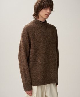 【エイトン/ATON】 BABY WOOL MOULINE モックネックセーター - UNISEX人気、トレンドファッション・服の通販 founy(ファニー) ファッション Fashion レディースファッション WOMEN トップス・カットソー Tops/Tshirt ニット Knit Tops A/W・秋冬 Aw・Autumn/Winter・Fw・Fall-Winter ユニセックス Unisex イタリア Italy セーター Sweater モックネック Mock Neck リラックス Relax エレガント 上品 Elegant |ID:prp329100004172692