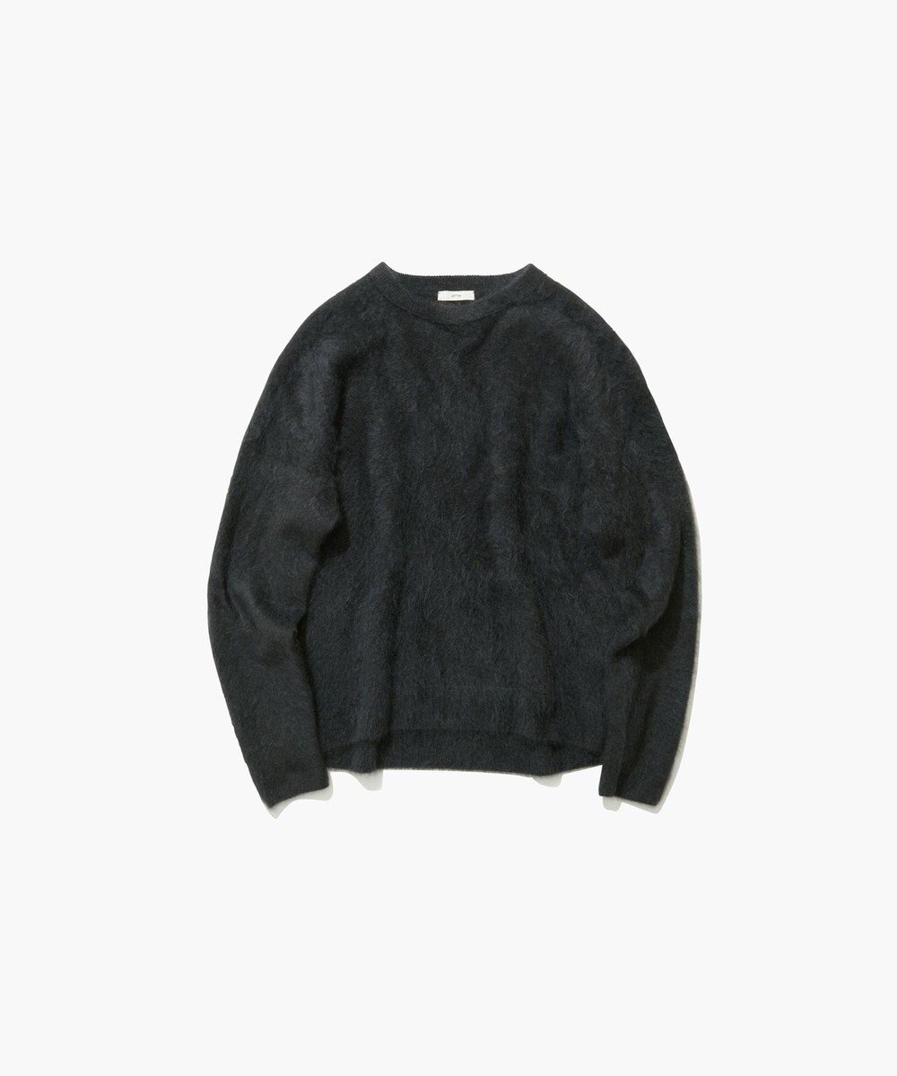 【エイトン/ATON】のROYAL CASHMERE FUR クルーネックセーター インテリア・キッズ・メンズ・レディースファッション・服の通販 founy(ファニー) 　ファッション　Fashion　レディースファッション　WOMEN　トップス・カットソー　Tops/Tshirt　ニット　Knit Tops　カシミヤ　Cashmere　カーディガン　Cardigan　今季　This Season　セーター　Sweater　ホールガーメント　Whole Garment　マニッシュ　Mannish　ミックス　Mix　レギュラー　Regular　A/W・秋冬　Aw・Autumn/Winter・Fw・Fall-Winter　NEW・新作・新着・新入荷　New Arrivals　CHARCOAL GRAY|ID: prp329100004172695 ipo3291000000028890070