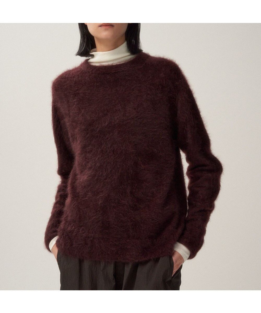 【エイトン/ATON】のROYAL CASHMERE FUR クルーネックセーター 人気、トレンドファッション・服の通販 founy(ファニー) 　ファッション　Fashion　レディースファッション　WOMEN　トップス・カットソー　Tops/Tshirt　ニット　Knit Tops　カシミヤ　Cashmere　カーディガン　Cardigan　今季　This Season　セーター　Sweater　ホールガーメント　Whole Garment　マニッシュ　Mannish　ミックス　Mix　レギュラー　Regular　A/W・秋冬　Aw・Autumn/Winter・Fw・Fall-Winter　 other-1|ID: prp329100004172695 ipo3291000000029198070