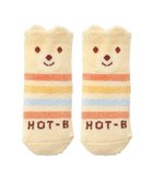 【ミキハウスホットビスケッツ/MIKI HOUSE HOT BISCUITS / KIDS】の【9-17cm】 くまのお顔 あったかソックス アイボリー|ID: prp329100004173294 ipo3291000000029392351