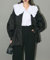 【グリーンパークス/Green Parks】のMA-1ペプラムブルゾン 人気、トレンドファッション・服の通販 founy(ファニー) ファッション Fashion レディースファッション WOMEN アウター Coat Outerwear ジャケット Jackets ブルゾン Blouson/Jackets MA-1 MA-1 ギャザー Gather 切替 Switching シャーリング Shirring ジャケット Jacket スリーブ Sleeve バルーン Balloon フェミニン Feminine フロント Front ブルゾン Blouson ペプラム Peplum ポケット Pocket メタル Metal A/W・秋冬 Aw・Autumn/Winter・Fw・Fall-Winter NEW・新作・新着・新入荷 New Arrivals おすすめ Recommend エレガント 上品 Elegant |ID:prp329100004179990