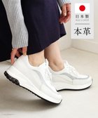 【ポインター/Pointer】の日本製 本革厚底スニーカー オフホワイト|ID: prp329100004180079 ipo3291000000033591170