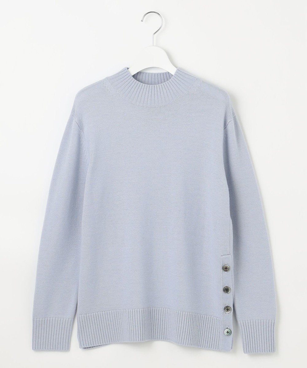 【ジェイ プレス/J.PRESS】の【WEB限定カラーあり・洗える】CLEAR WOOL BLEND ニット インテリア・キッズ・メンズ・レディースファッション・服の通販 founy(ファニー) 　ファッション　Fashion　レディースファッション　WOMEN　トップス・カットソー　Tops/Tshirt　ニット　Knit Tops　NEW・新作・新着・新入荷　New Arrivals　A/W・秋冬　Aw・Autumn/Winter・Fw・Fall-Winter　シンプル　Simple　セーター　Sweater　ハイネック　High Neck　エレガント 上品　Elegant　洗える　Washable　【WEB限定】ライラックブルー系|ID: prp329100004180288 ipo3291000000028956645