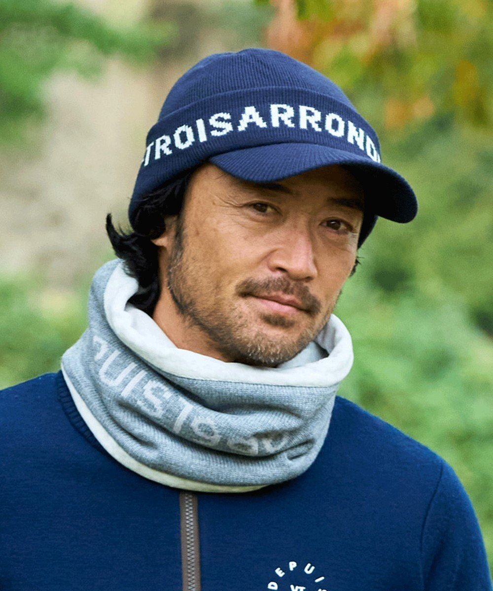 【23区 ゴルフ/NIJYUSANKU GOLF】の【UNISEX】ニットネックウォーマー インテリア・キッズ・メンズ・レディースファッション・服の通販 founy(ファニー) 　ファッション　Fashion　レディースファッション　WOMEN　トップス・カットソー　Tops/Tshirt　ニット　Knit Tops　ユニセックス　Unisex　ベロア　Velor　冬　Winter　秋　Autumn/Fall　ライトグレー系|ID: prp329100004183011 ipo3291000000029820470