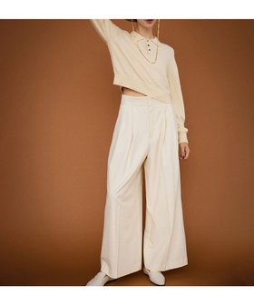 【ネイヴ/NAVE】の【Nave・洗える】2WAYツイル ワイドパンツ 人気、トレンドファッション・服の通販 founy(ファニー) ファッション Fashion レディースファッション WOMEN パンツ Pants 洗える Washable ストレッチ Stretch ストレート Straight センター Center ツイル Twill ベーシック Basic ワイド Wide A/W・秋冬 Aw・Autumn/Winter・Fw・Fall-Winter エレガント 上品 Elegant |ID:prp329100004183055