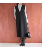 【アンフィーロ 自由区/UNFILO】のウールライク ジャンスカ ブラック|ID: prp329100004183237 ipo3291000000035571410