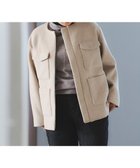 【アンフィーロ 自由区/UNFILO】のウールブレンド ノーカラーコート 人気、トレンドファッション・服の通販 founy(ファニー) ファッション Fashion レディースファッション WOMEN アウター Coat Outerwear コート Coats ジャケット Jackets ノーカラージャケット No Collar Leather Jackets NEW・新作・新着・新入荷 New Arrivals A/W・秋冬 Aw・Autumn/Winter・Fw・Fall-Winter おすすめ Recommend クラシカル Classical ショルダー Shoulder ジャケット Jacket スラックス Slacks デニム Denim ドロップ Drop フロント Front ポケット Pocket メルトン Melton thumbnail グレージュ|ID: prp329100004183240 ipo3291000000028976567